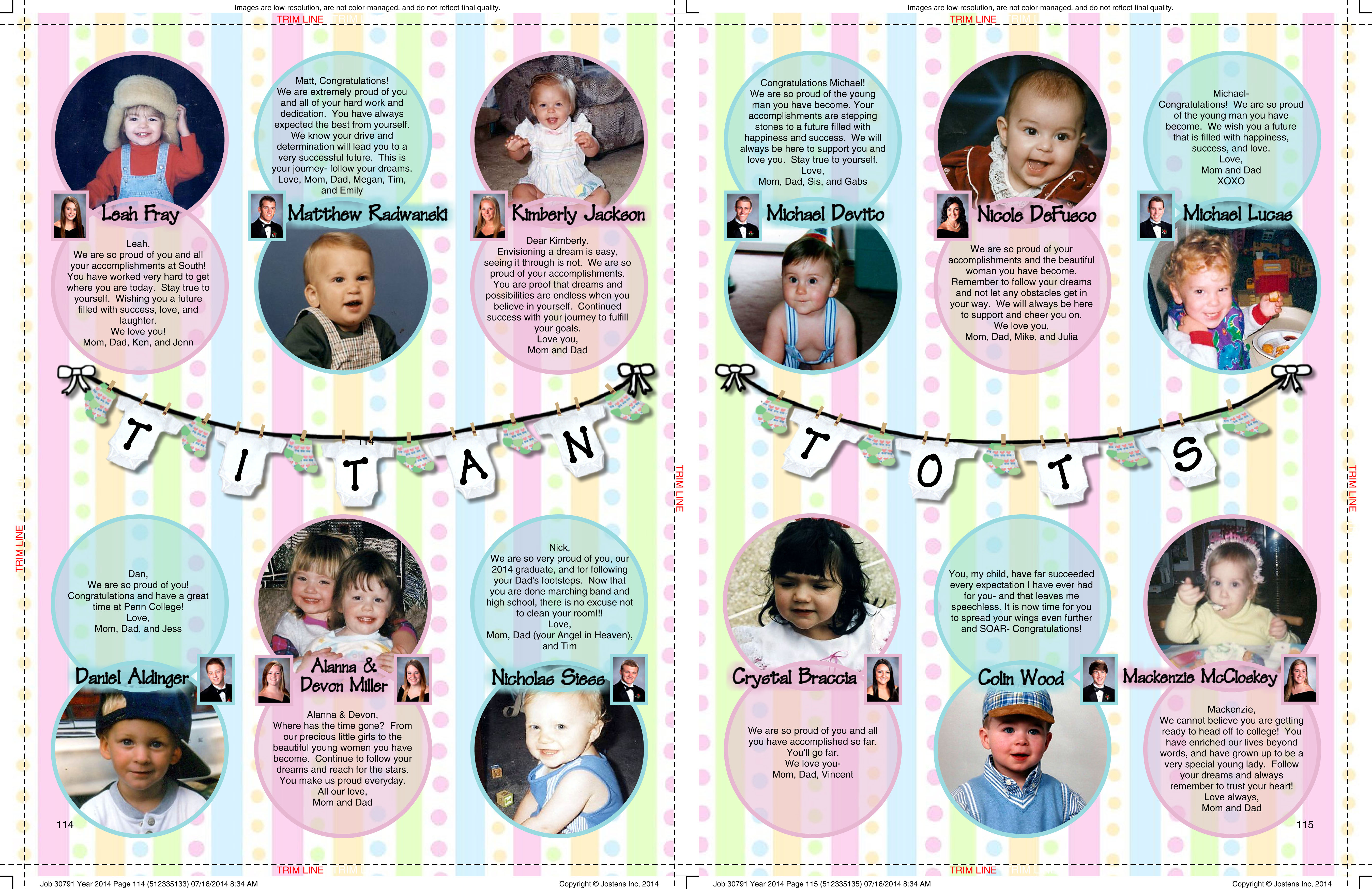 Titan Tots Example from 2014 Titan Tots Example from 2014